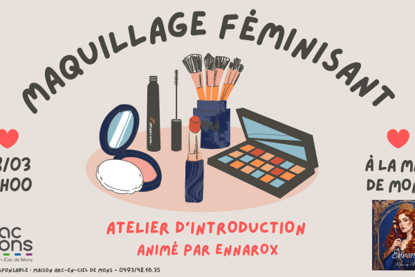 Visuel atelier make up féminisant